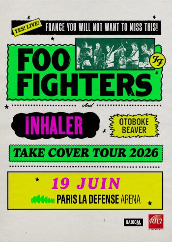 Foo Fighters — Paris La Défense Arena 2026